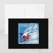 Snowboard Snowboarder Wintercadeau Briefkaart (Voorkant / Achterkant)