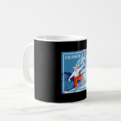 Snowboard Snowboarder Wintercadeau Koffiemok (Voorkant links)