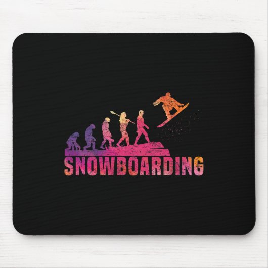 Snowboard Snowboarding Evolution Freestyle Snowboa Muismat (Voorkant)