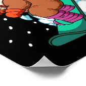 Snowboard Snowboarding Poster (Hoek)