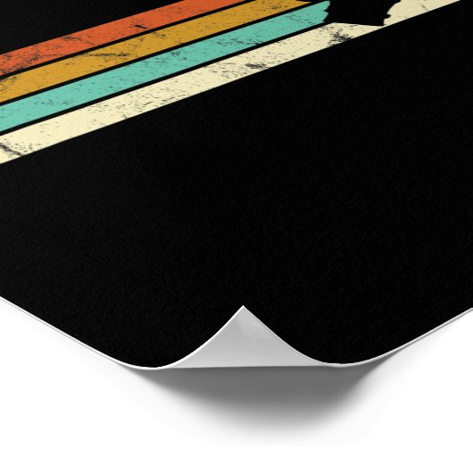 Snowboard Snowboarding  Retro Poster (Hoek)