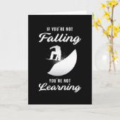 Snowboard Snowboarding Snow Snowboarder Funny Gift Kaart (Gele Bloem)