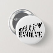 Snowboard Snowbording Sport Evolution Art Ronde Button 5,7 Cm (Voorkant /achterkant)