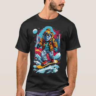 Snowboard spelen t-shirt