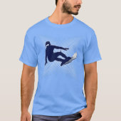 Snowboard Sportspel Mannen T-Shirt (Voorkant)