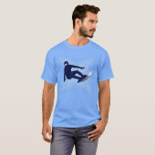Snowboard Sportspel Mannen T-Shirt (Voorkant volledig)