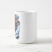 Snowboard Squatch – Funny Bigfoot Snowboarding  Koffiemok (Center)