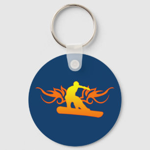 snowboard. stam. sleutelhanger