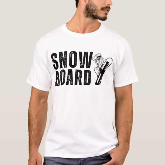 Snowboard T-shirt (Voorkant)