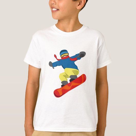 Snowboard T-shirt (Voorkant)