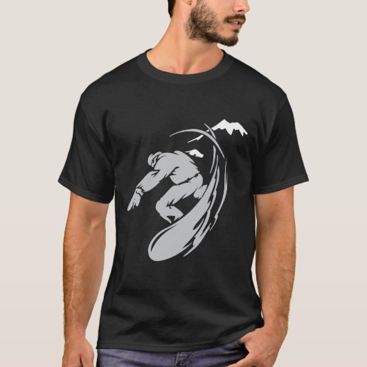 SNOWBOARD T-SHIRT (Voorkant)