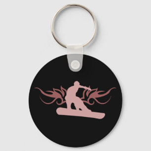 snowboard, tribaal. sleutelhanger