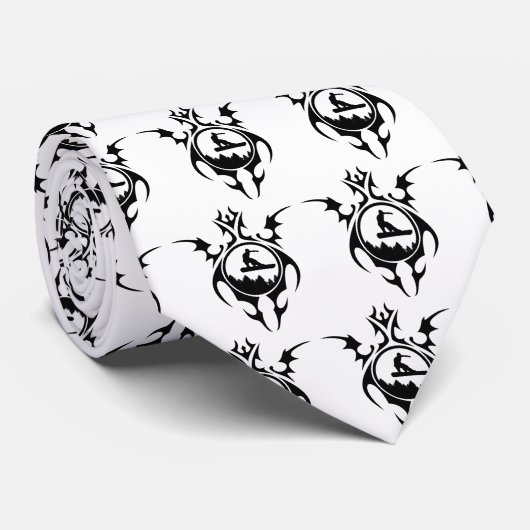 snowboard. tribalz. stropdas (Opgerold)