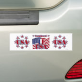Snowboard USA Bumpersticker (Op auto)
