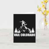 Snowboard Vail Colorado Snowboarden Kaart (Gele Bloem)
