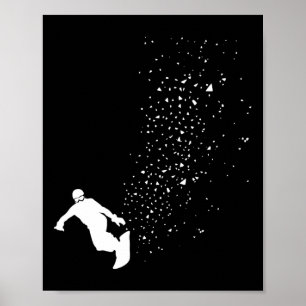 Snowboard - Winter Snowboarden Freestyle snowboard Poster