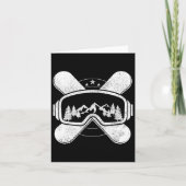 Snowboard - Wintersport snowboarden cadeau Kaart (Voorkant)