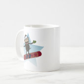 Snowboardaap-Mok Koffiemok (Voorkant links)