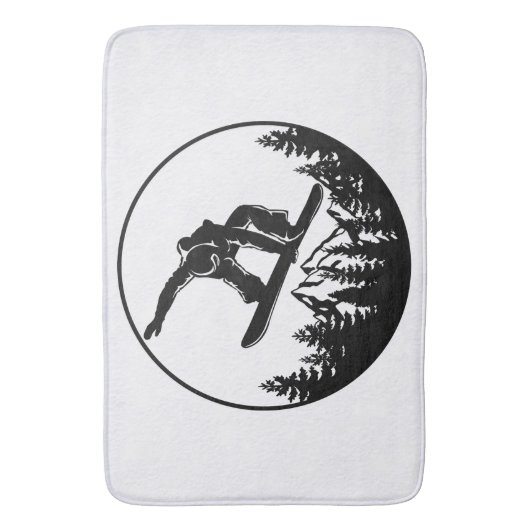 snowboardbadmat badmat (Voorkant Verticaal)