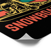 Snowboardbord Poster (Hoek)