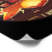 Snowboardbord Poster (Hoek)