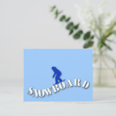 SnowboardBriefkaart Briefkaart (Staand voorkant)