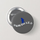 SnowboardButton Ronde Button 5,7 Cm (Voorkant /achterkant)