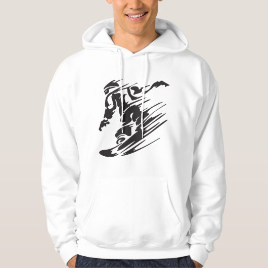 snowboardcapuchon hoodie (Voorkant)