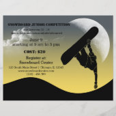 Snowboardconcurrentie Flyer (Voorkant)