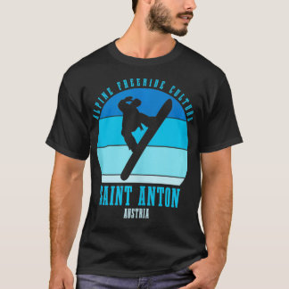 Snowboardcultuur St Anton Oostenrijk T-shirt