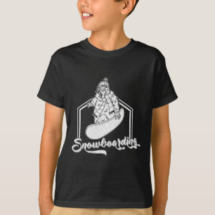 Snowboarden Activiteit Outdoor Mountain Skiën Reco T-shirt