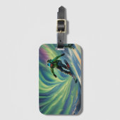 Snowboarden Bagagelabel (Voorkant (verticaal))