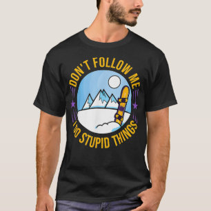 Snowboarden Berg Grappige Freestyle _2 T-shirt