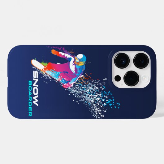 snowboarden | Case-Mate iPhone case (Achterkant (horizontaal))