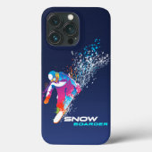 Snowboarden Case-Mate iPhone Case (Achterkant)