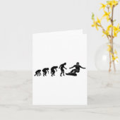 Snowboarden Evolution - Snowboard liefhebbers Wint Kaart (Gele Bloem)