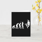 Snowboarden Evolution T Shirt voor mannen Kaart (Gele Bloem)