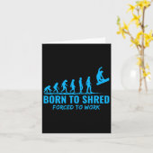 Snowboarden geboren om te versnipperen gedwongen o kaart (Gele Bloem)