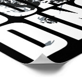 Snowboarden Gezegde voor Wintersport Fans Geweldig Poster (Hoek)