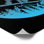 Snowboarden Gift  Pine Snowboard Poster (Hoek)