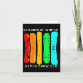 Snowboarden Grappig Snowboard Kaart (Voorkant)