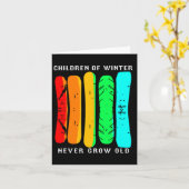 Snowboarden Grappig Snowboard Kaart (Gele Bloem)