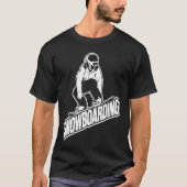 Snowboarden Grote Shredder Lettering Grote Sneeuw T-shirt (Voorkant)