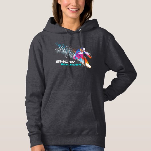 snowboarden | Hoodie voor dames (Voorkant)