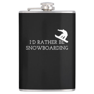 Snowboarden - Ik Gaan Liever Snowboarden Heupfles