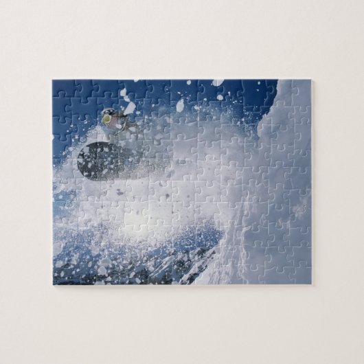 Snowboarden in Snowbird Resort, Wasatch Legpuzzel (Horizontaal)