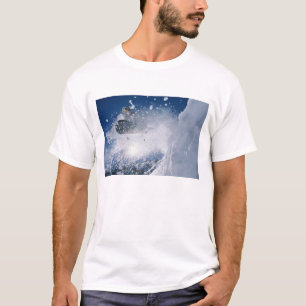 Snowboarden in Snowbird Resort, Wasatch T-shirt