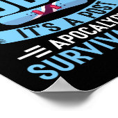 Snowboarden is geen baan poster (Hoek)