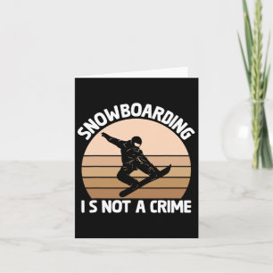 Snowboarden is geen misdaad tegen snowboarders kaart
