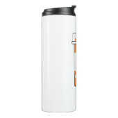 Snowboarden is mijn medicijn thermosbeker (Gedraaid links)